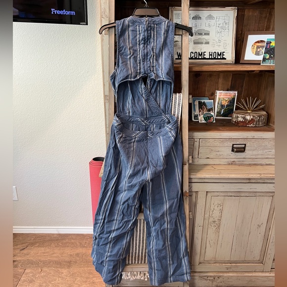 Free People women’s linen blend Moonlight Mile Jumper size 4 - Picture 9 of 15